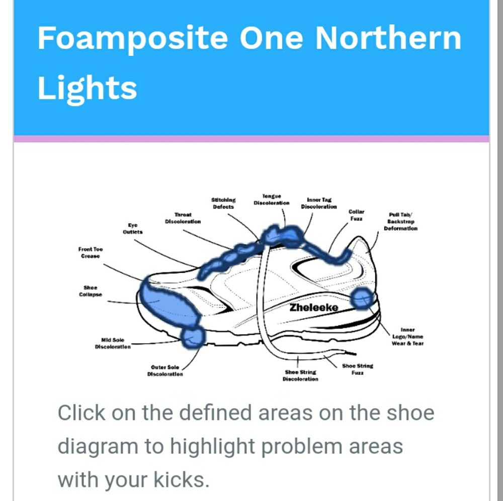 Pre owned Nike Foamposite